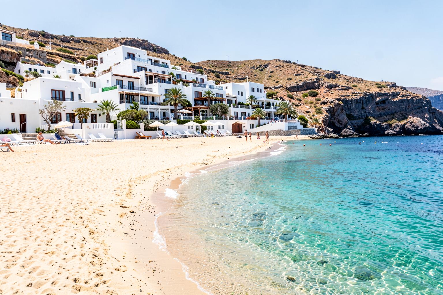 Ξενοδοχεία πάνω στην παραλία στη Νάξο