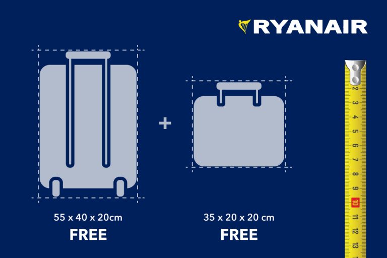 Διαστάσεις χειραποσκευής Ryanair