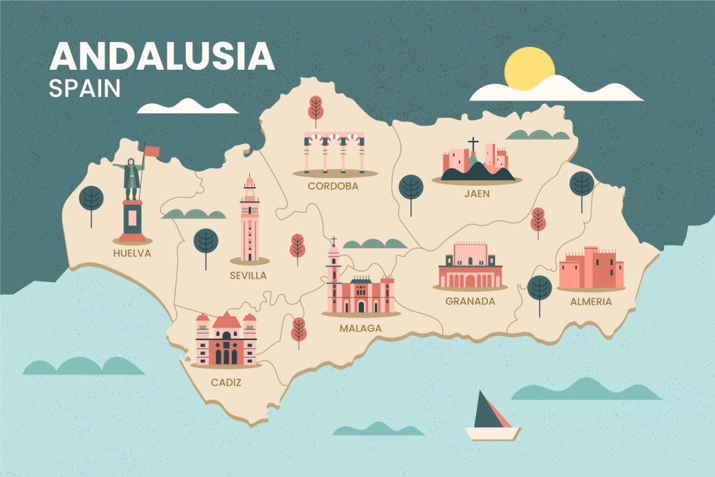 andalusia-spain-map